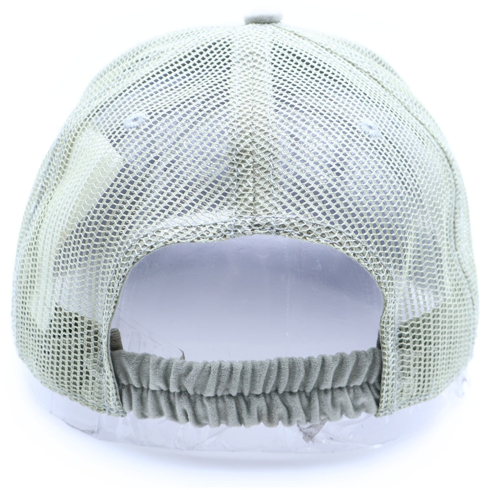 KITH(キス) Microsuede Nolan Trucker Cap マイクロスエード ノーラントラッカーキャップ 帽子 カーキ KHM050617