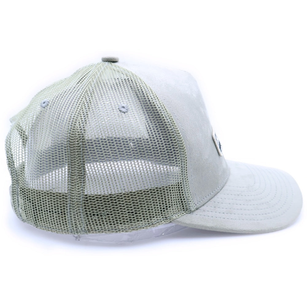 KITH(キス) Microsuede Nolan Trucker Cap マイクロスエード ノーラントラッカーキャップ 帽子 カーキ KHM050617