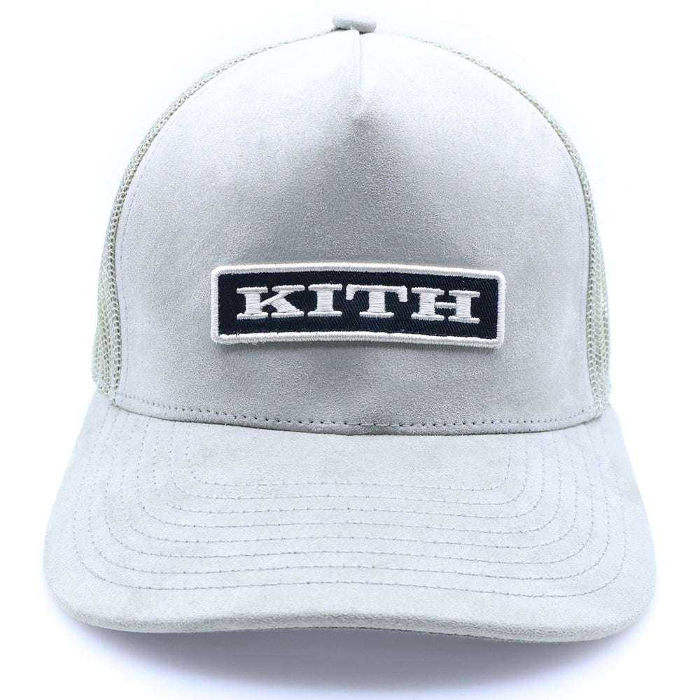KITH(キス) Microsuede Nolan Trucker Cap マイクロスエード ノーラントラッカーキャップ 帽子 カーキ KHM050617