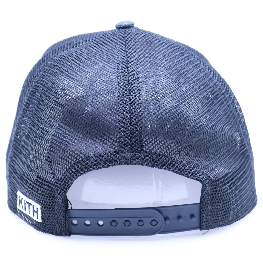 KITH(キス) ×New Era For The New York Yankees Raffia 9FIFTY Snapback ニューエラ ニューヨーク ヤンキース ラフィア スナップバックキャップ 帽子 ネイビー