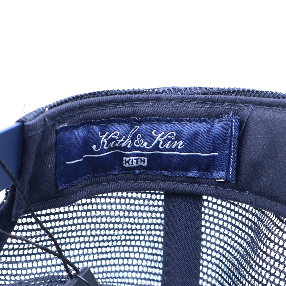 KITH(キス) ×New Era For The New York Yankees Raffia 9FIFTY Snapback ニューエラ ニューヨーク ヤンキース ラフィア スナップバックキャップ 帽子 ネイビー