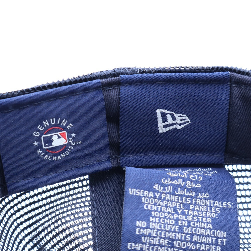 KITH(キス) ×New Era For The New York Yankees Raffia 9FIFTY Snapback ニューエラ ニューヨーク ヤンキース ラフィア スナップバックキャップ 帽子 ネイビー