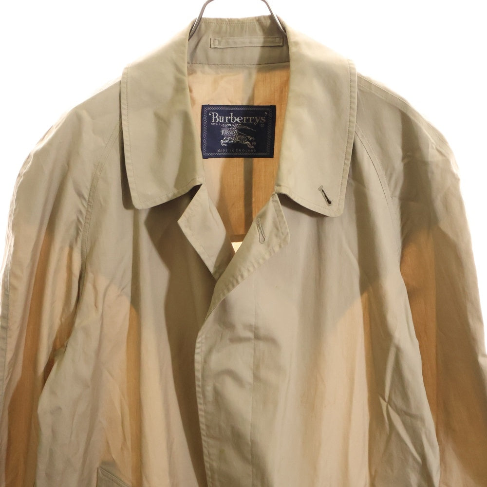 BURBERRY(バーバリー) コットン ロングステンカラーコート アウター ベージュ BAA82-957-02