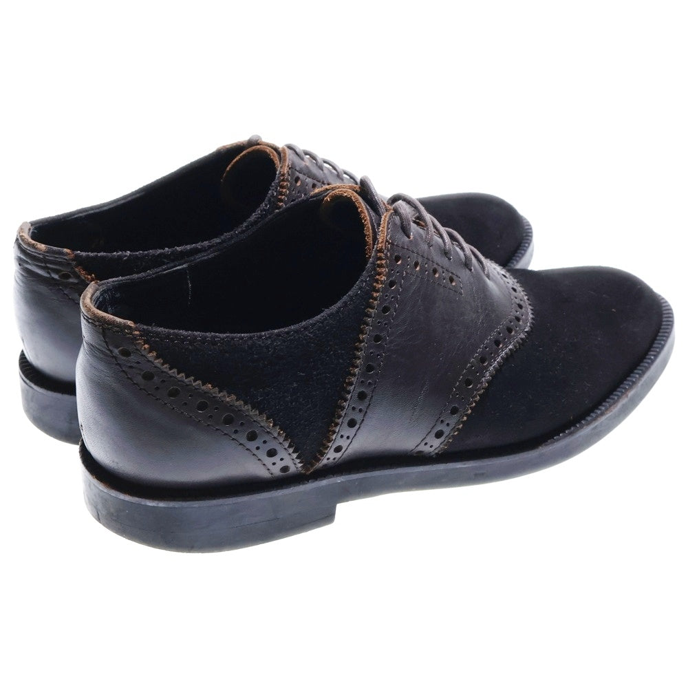 COMME des GARCONS HOMME PLUS(コムデギャルソンオムプリュス) 90S スウェード切替 レザードレスシュース ブラック/ブラウン PK-05102A