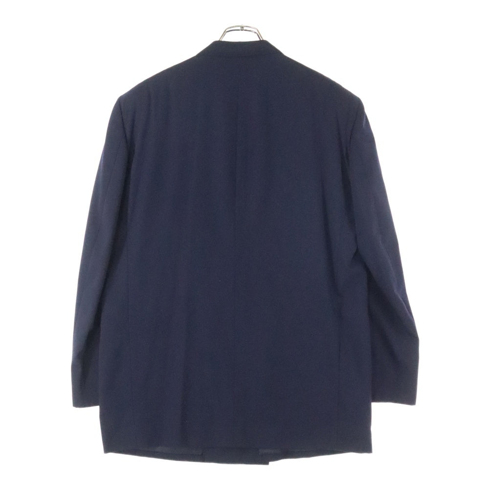 COMME des GARCONS HOMME(コムデギャルソンオム) 91SS ダブルブレスト ウールテーラードジャケット 2タックウールスラックス セットアップスーツ ネイビー AD1990 HS-11001M