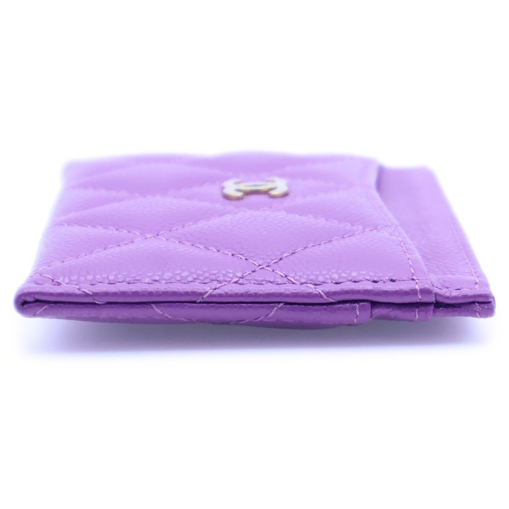 CHANEL(シャネル) マトラッセ クラシック キャビアスキン カードケース