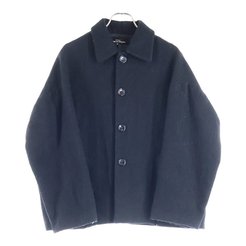 tricot COMME des GARCONS(トリコ コム デ ギャルソン) 99AW ウール混 シャツジャケット ブラック TJ-04027M AD1999