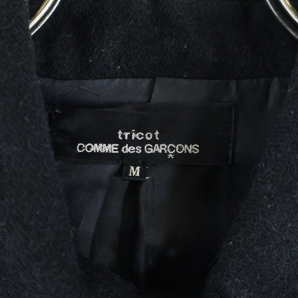 tricot COMME des GARCONS(トリコ コム デ ギャルソン) 99AW ウール混 シャツジャケット ブラック TJ-04027M AD1999