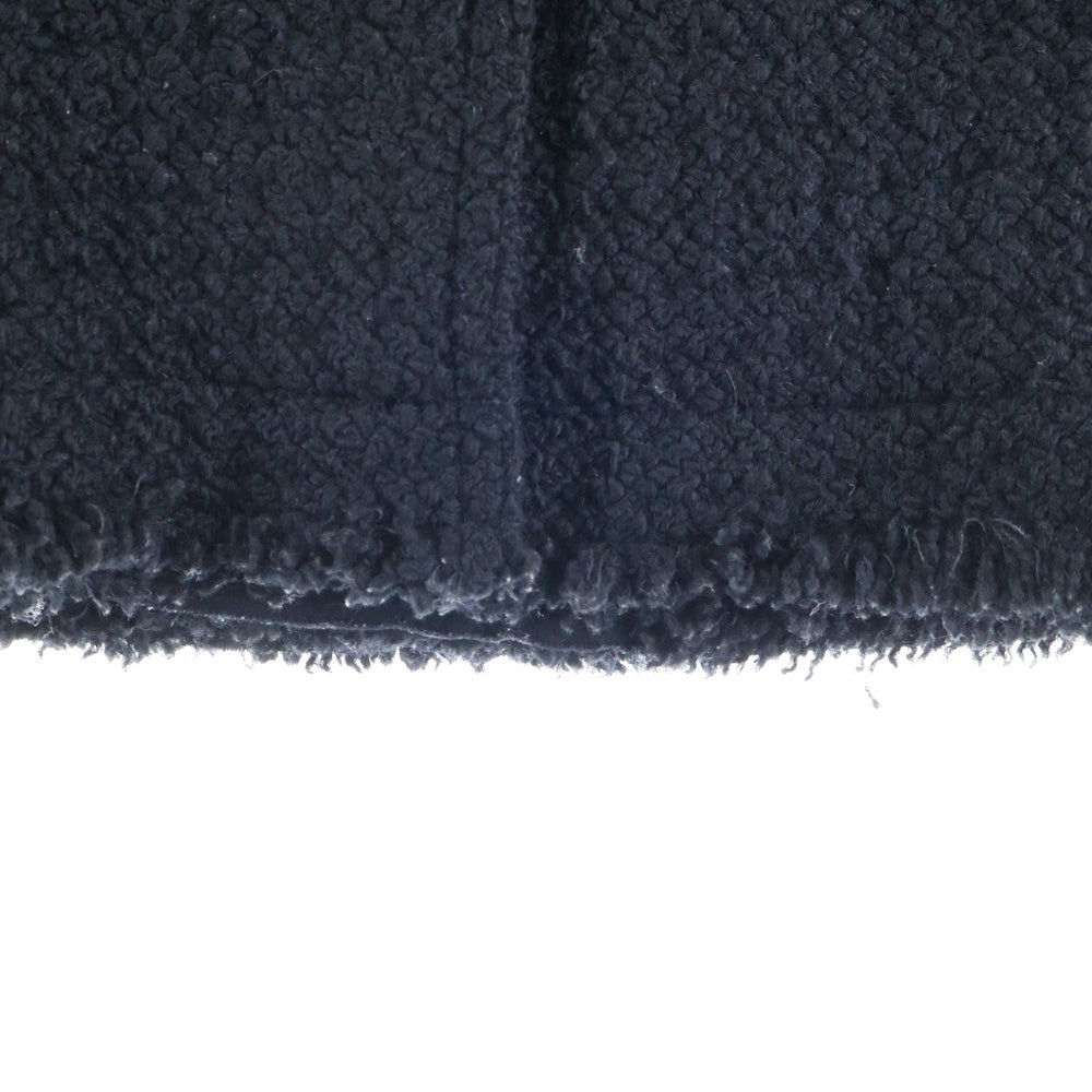 tricot COMME des GARCONS(トリコ コム デ ギャルソン) 02AW ウールツイードジャケット ピーコート ブラック TH-J017 AD2002