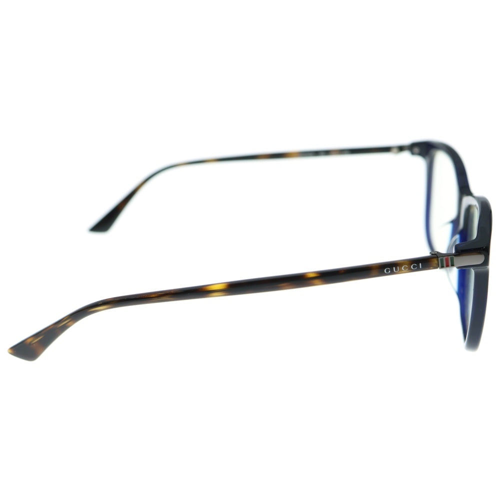 GUCCI(グッチ) GG0018OA-003 ウェリントンシェイプ アセテートフレーム サングラス メガネ 眼鏡 ブラック/ブラウン