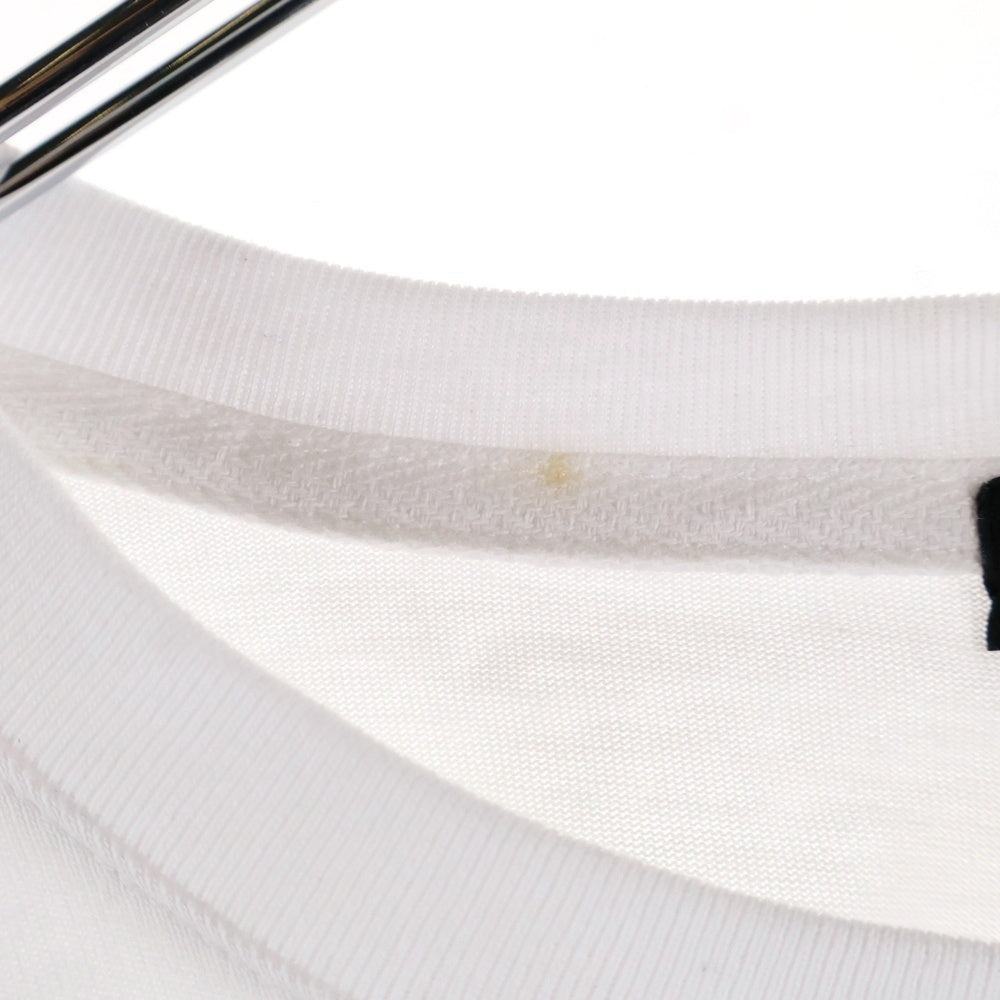 &CHILL(アンドチル) COMPROMISE アンドチル フロントプリント クルーネック 長袖Tシャツ カットソー ホワイト OCHI9T032-F-11