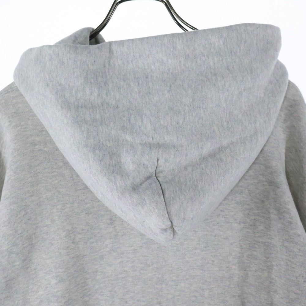 NEIGHBORHOOD(ネイバーフッド) 23AW PLAIN SWEATPARKA LS ロゴパッチ コットン プルオーバー フーデッド プレーン スウェット パーカー グレー 232FPNH-CSM02