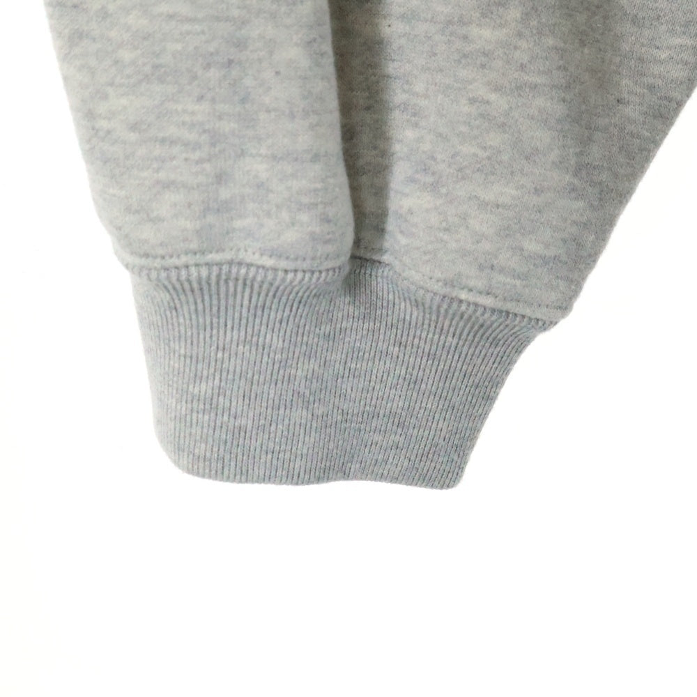 NEIGHBORHOOD(ネイバーフッド) 23AW PLAIN SWEATPARKA LS ロゴパッチ コットン プルオーバー フーデッド プレーン スウェット パーカー グレー 232FPNH-CSM02