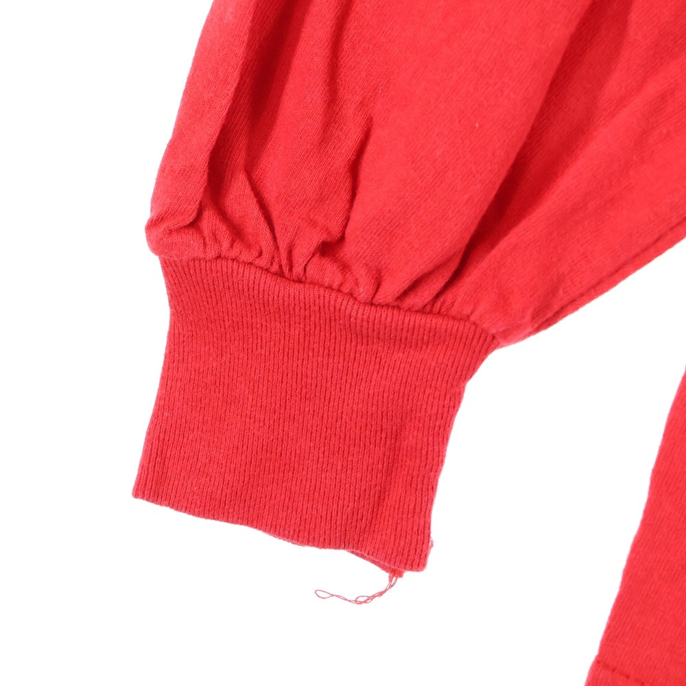 VINTAGE(ヴィンテージ) 90S VINTAGE MTV ヴィンテージ エム ティー ビー 両面プリントデザイン クルーネック カットソー 長袖Tシャツ レッド