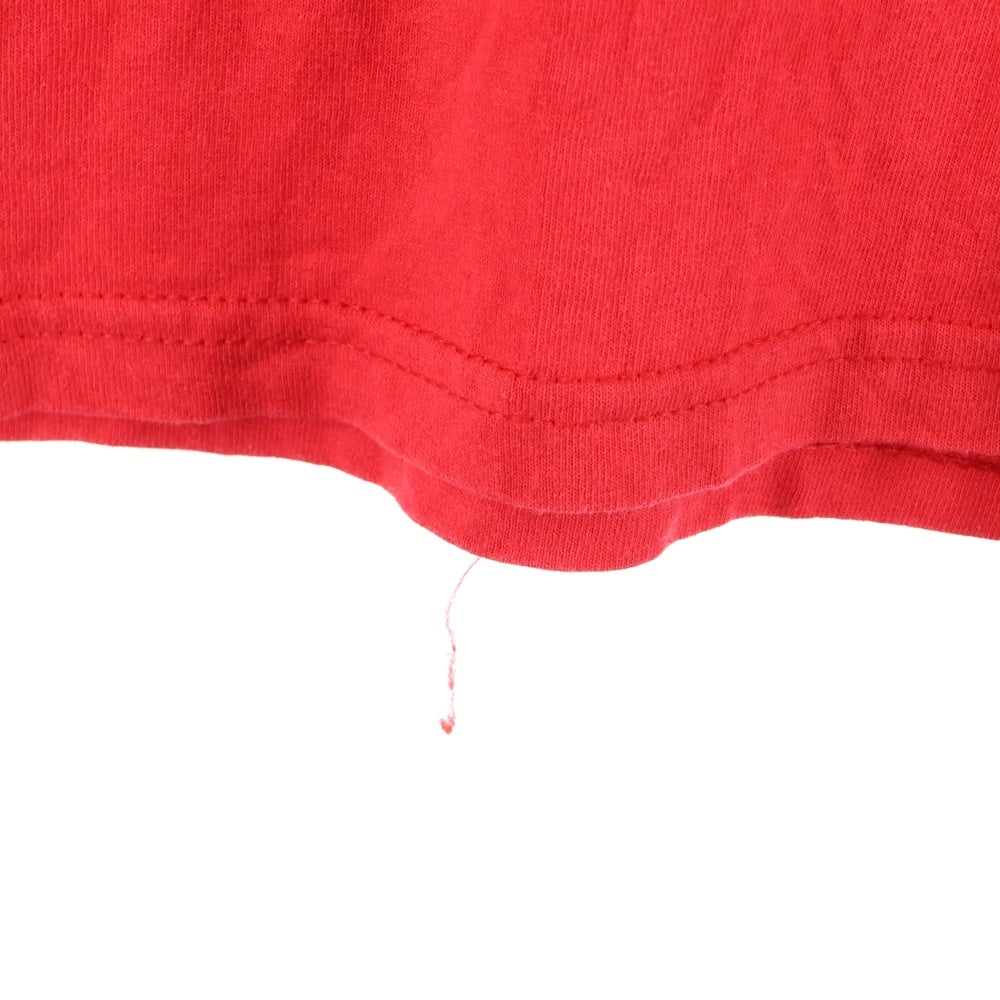 VINTAGE(ヴィンテージ) 90S VINTAGE MTV ヴィンテージ エム ティー ビー 両面プリントデザイン クルーネック カットソー 長袖Tシャツ レッド