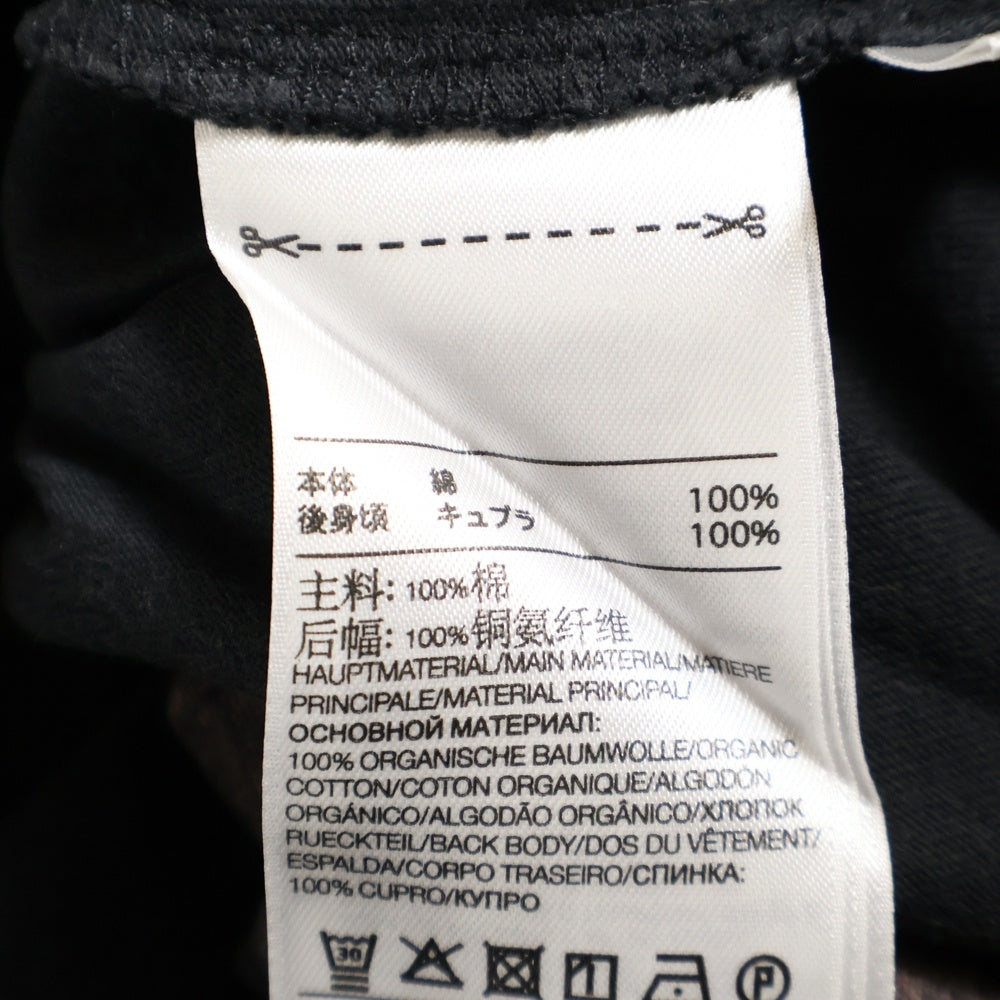 Y-3(ワイスリー) M SHADE RAW JERSEY GFX SS TEE LOGO シェード ロージャージー レイヤード バックロゴ 半袖Tシャツ カットソー ブラック GV6083