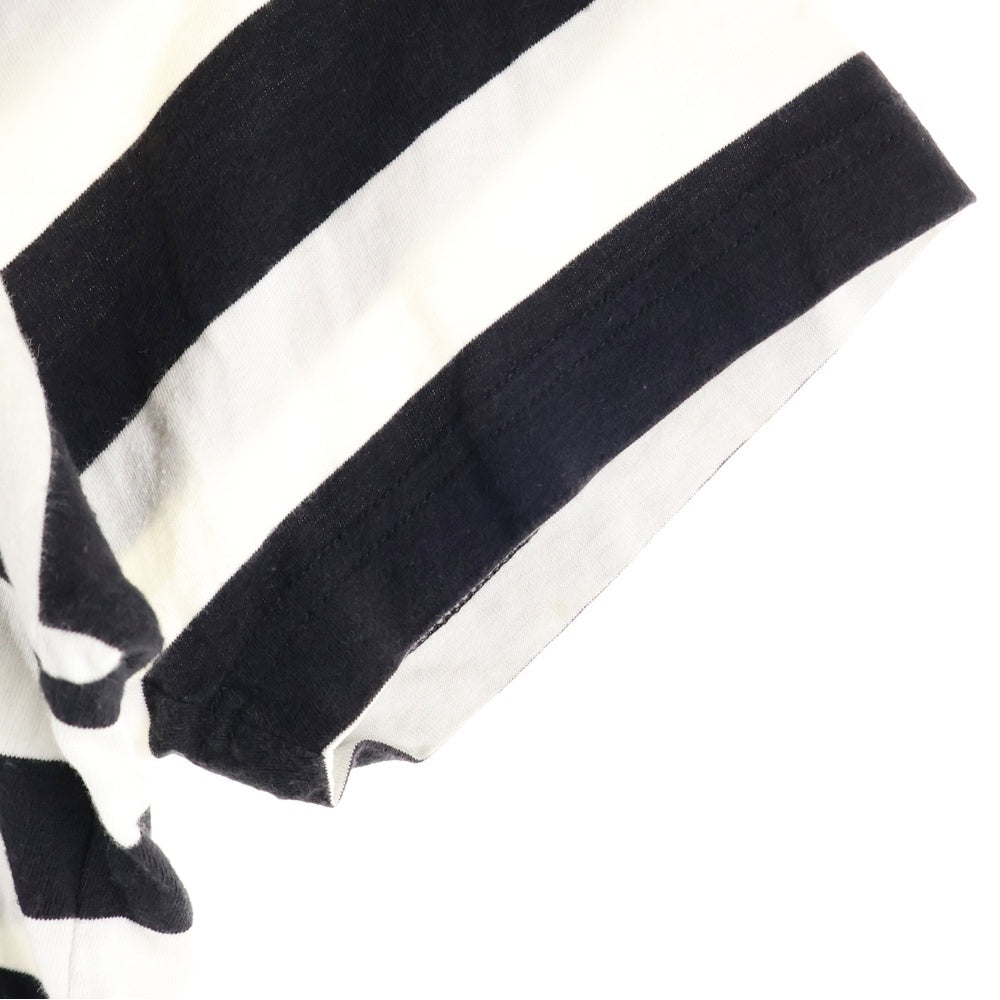 Y-3(ワイスリー) ボーダー 半袖Tシャツ カットソー ブラック/ホワイト AP2444