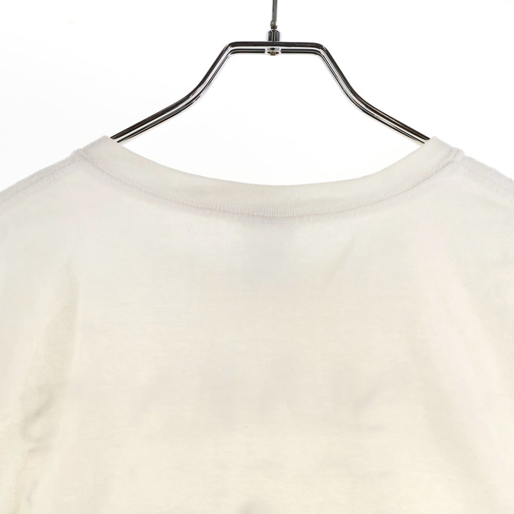 NO BRAND(ノーブランド) MONUMENTS GNOSIS モニュメンツ グノーシス プリント 半袖Tシャツ カットソー ホワイト