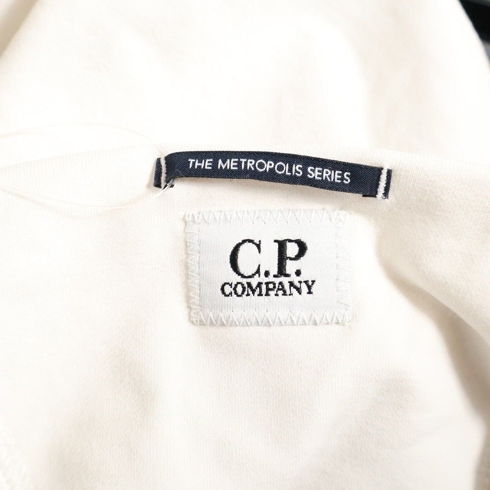 C.P. Company(シーピーカンパニー) METROPOLIS SWEATSHIRT メトロポリス スウェットシャツ トレーナー ホワイト 14CMSS049A