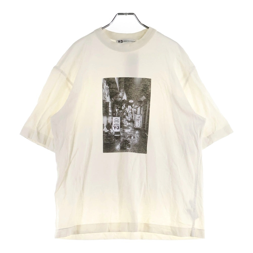 Y-3(ワイスリー) 20SS ALLEWAY GRAPHIC SS TEE アレイウェイグラフィック 半袖Tシャツ カットソー ホワイト FT1373