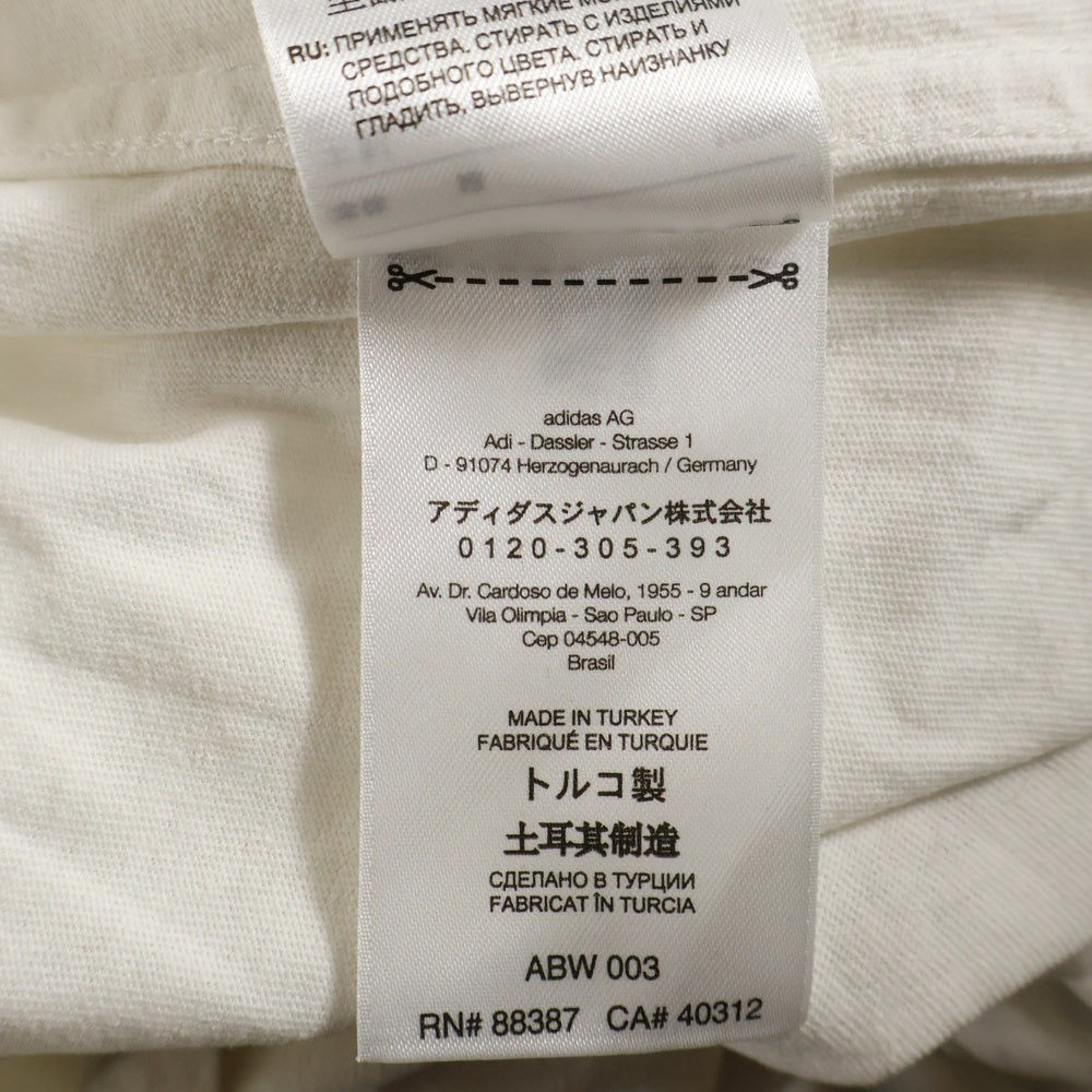 Y-3(ワイスリー) 20SS ALLEWAY GRAPHIC SS TEE アレイウェイグラフィック 半袖Tシャツ カットソー ホワイト FT1373