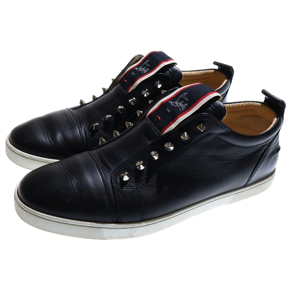 CHRISTIAN LOUBOUTIN(クリスチャンルブタン) FAV FIQUE A VONTADE フィキ ア ヴォンタージ カーフレザー ローカットスニーカー ブラック 3200465
