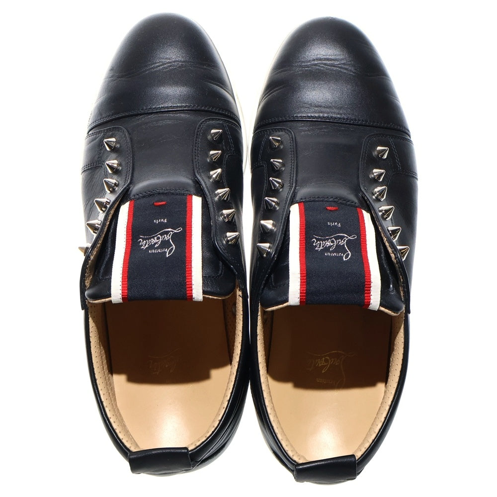 CHRISTIAN LOUBOUTIN(クリスチャンルブタン) FAV FIQUE A VONTADE フィキ ア ヴォンタージ カーフレザー ローカットスニーカー ブラック 3200465
