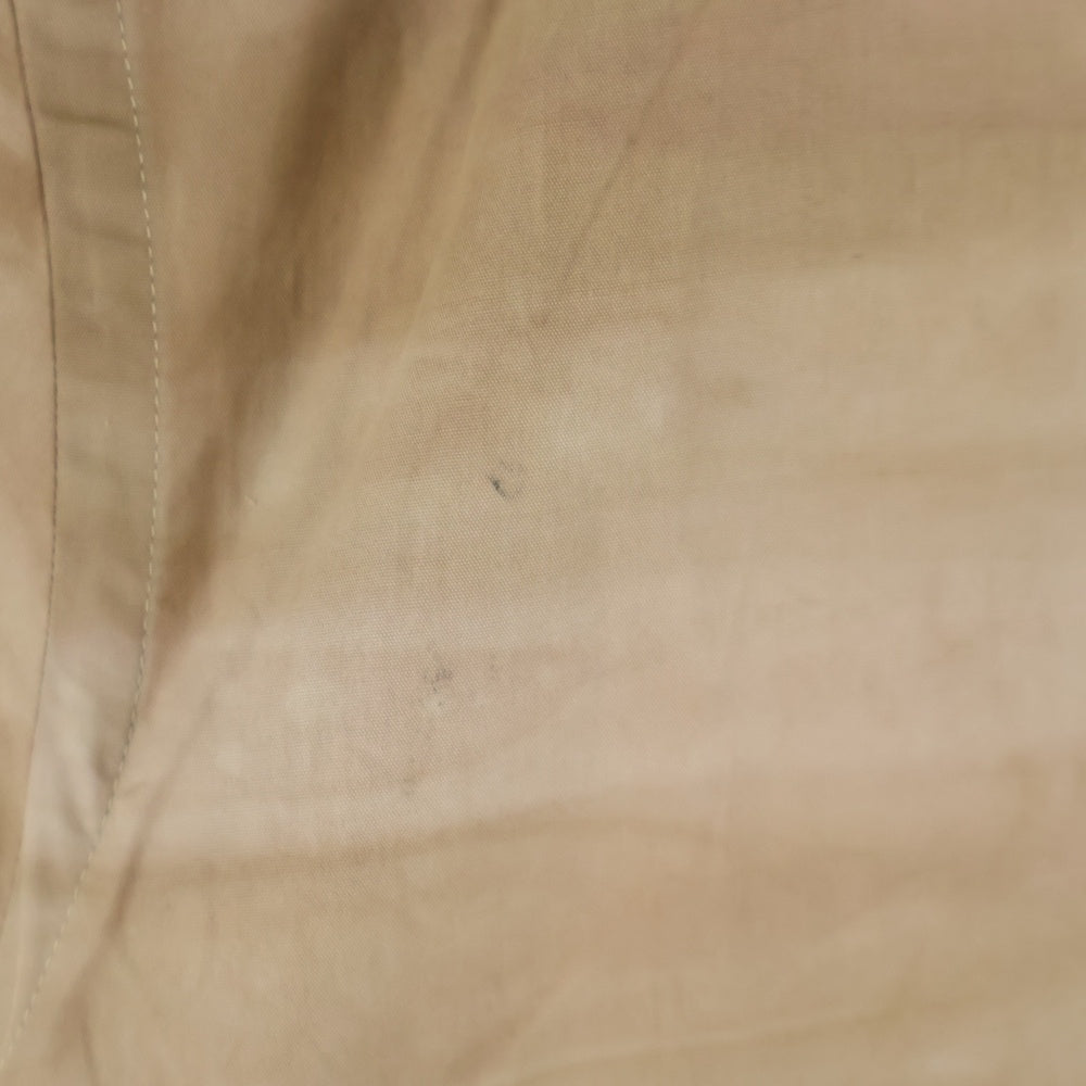 PRADA(プラダ) 7B 胸ポケット ロゴデザイン 半袖シャツ ブラウン UCS137 R161