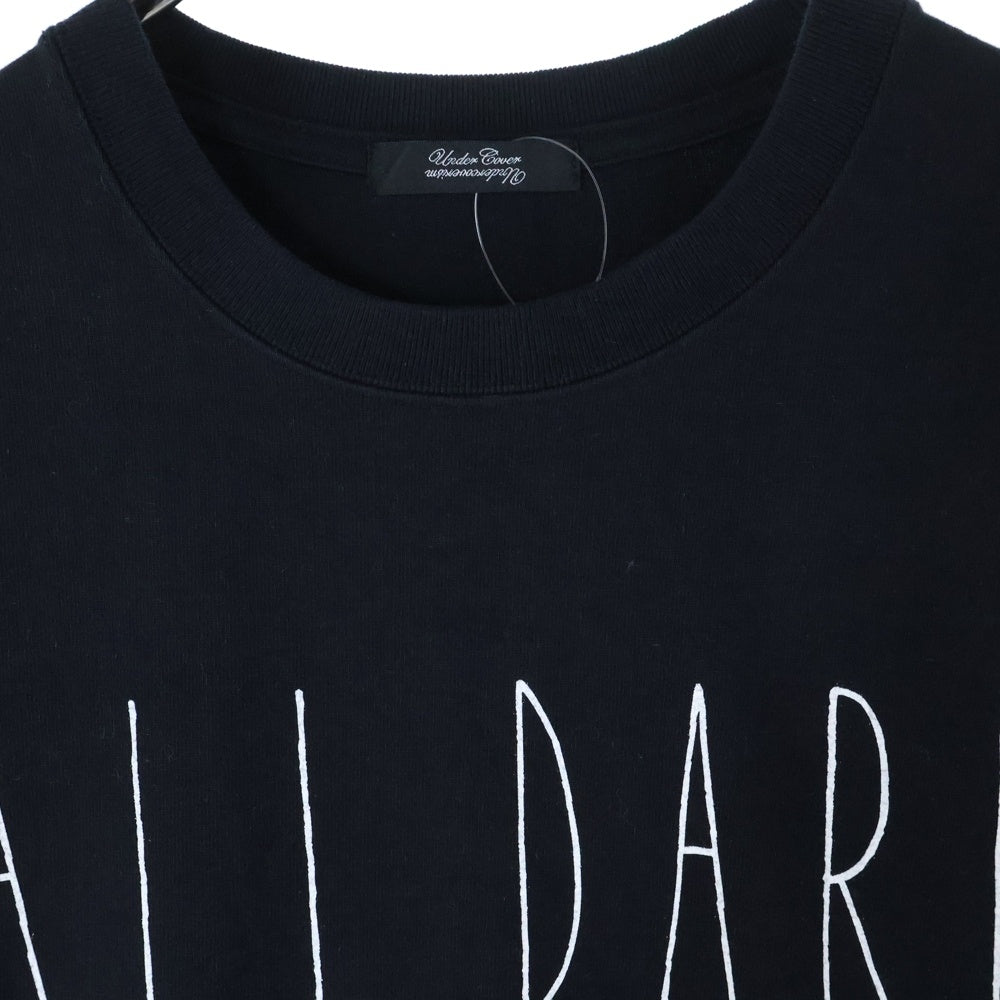 UNDERCOVER(アンダーカバー) 16AW Print T-Shirts メッセージプリントTシャツ 半袖カットソー ブラック UCR8803