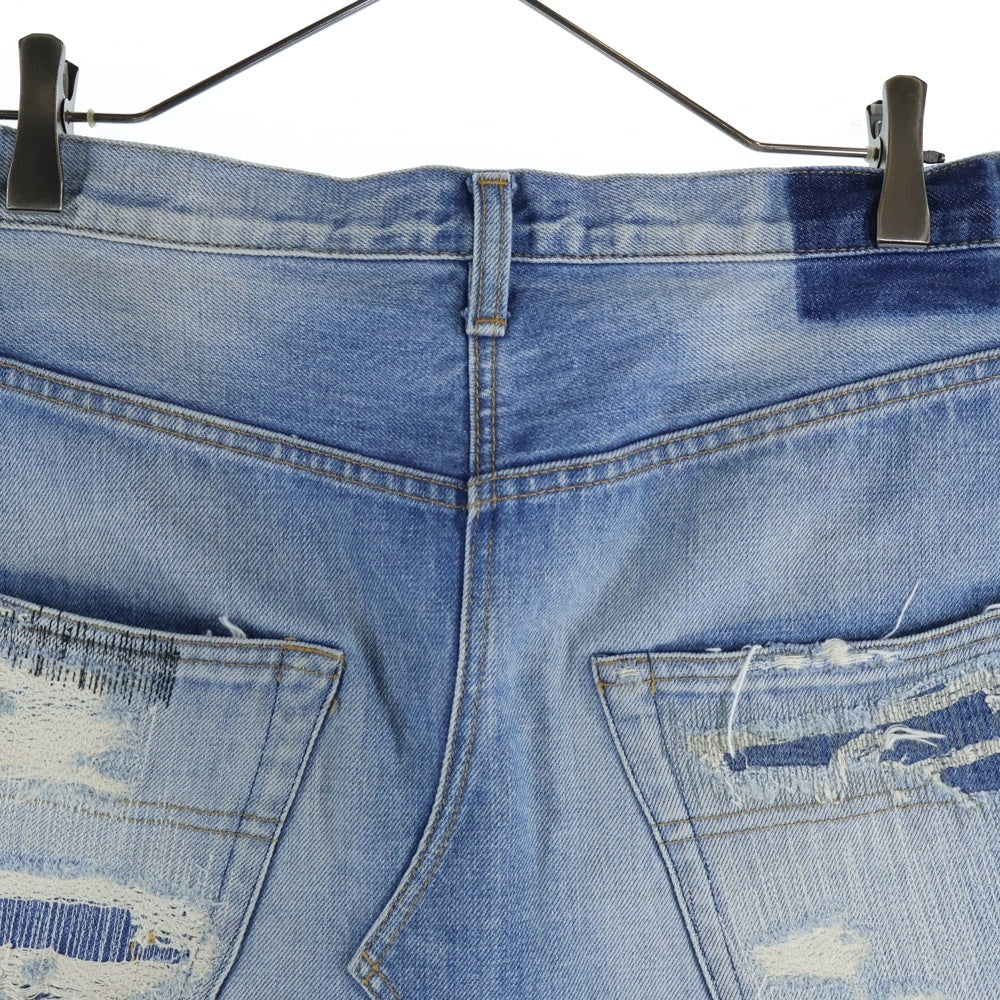 UNDERCOVER(アンダーカバー) 05AW クラッシュ加工 ジップフライ