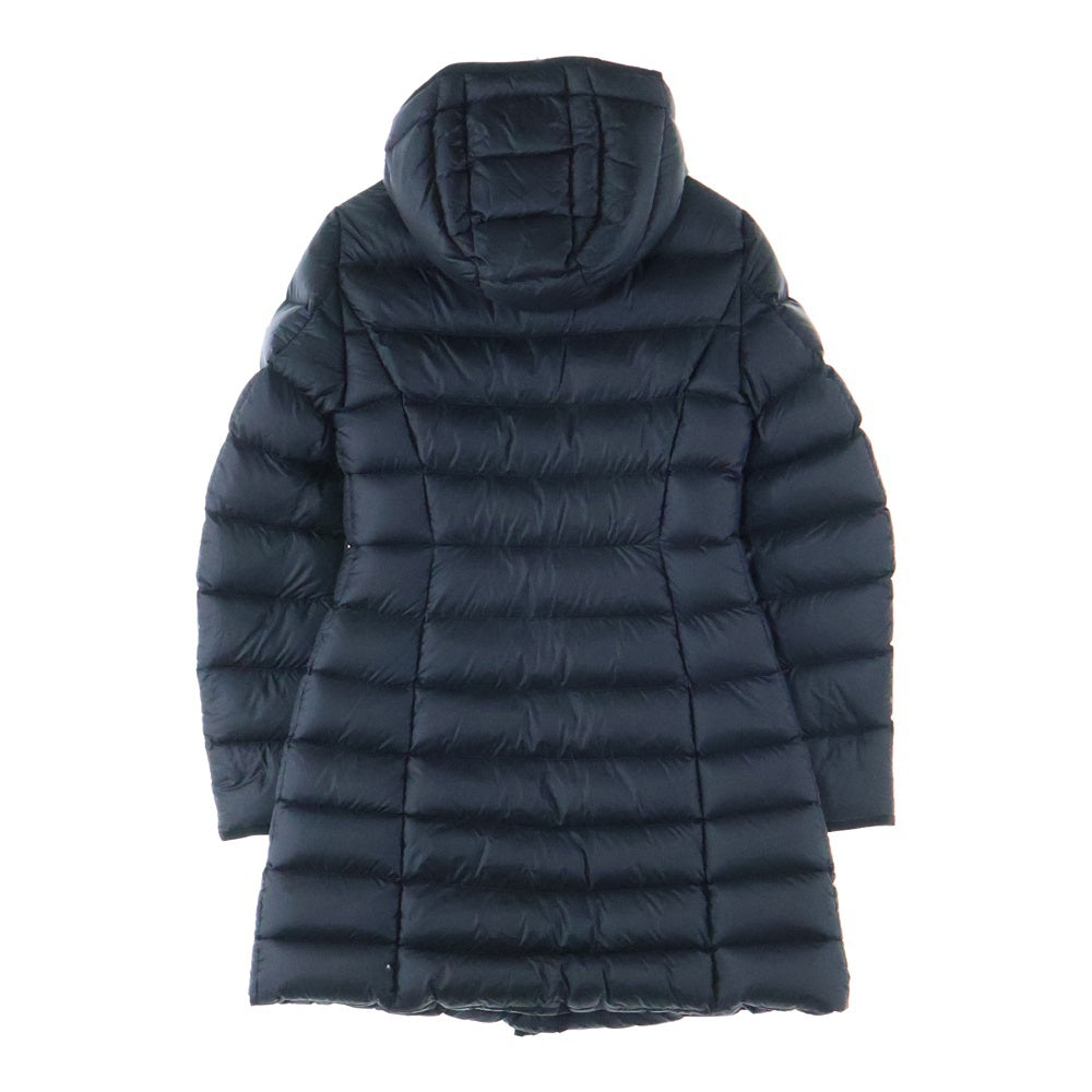 MONCLER(モンクレール) 23AW HIRMA ナイロン フーデッド ダウンジャケット ロングコート ブラック レディース I20931C00022