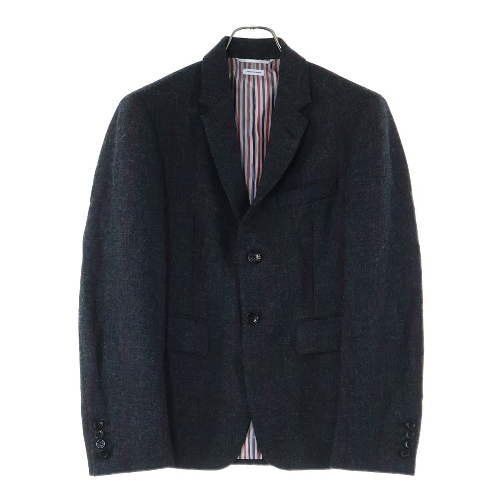 THOM BROWNE(トムブラウン) チェック柄 裏地トリコロール ウール ノッチドラペル 3B テーラードジャケット ノータックスラックスパンツ セットアップ MJC001A-05789025/MTC001A-05789025