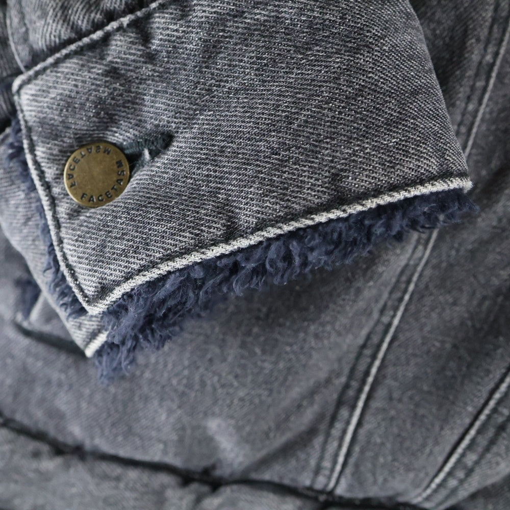 【新品】FACETASM ファッセタズム　デニムジャケット　グレー　水玉　ドット FACETASM DOT DENIM HOODED JACKET (INDIGO)の商品ページ