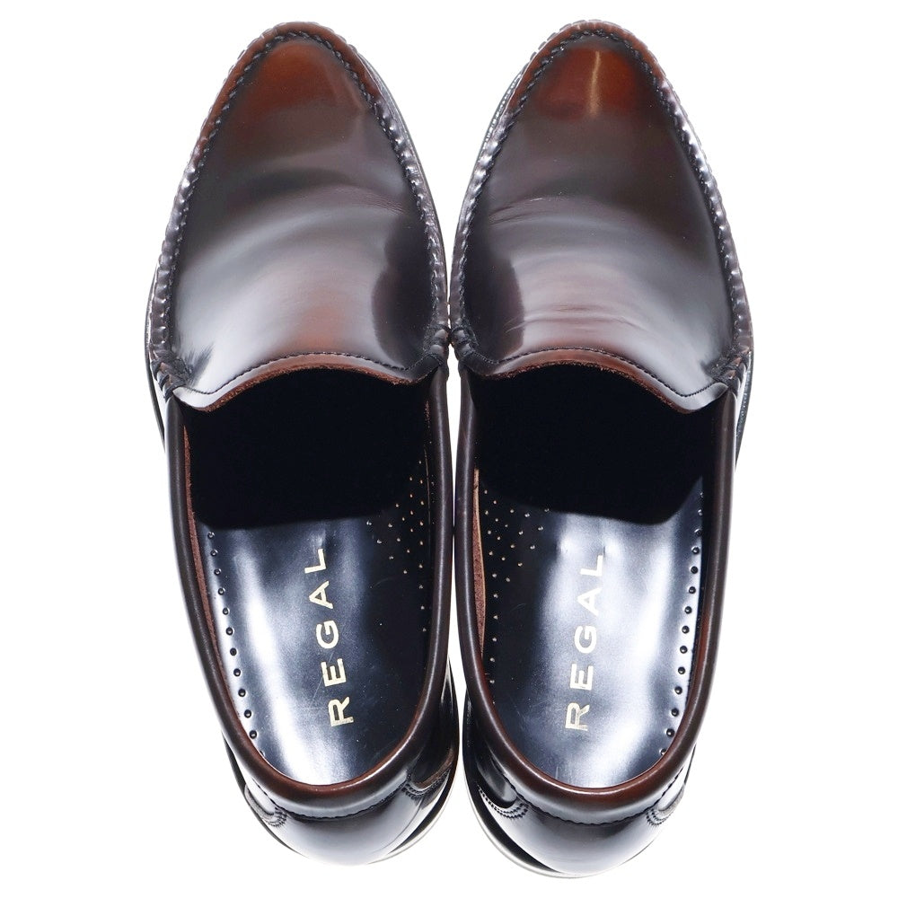 REGAL(リーガル) 43VR ヴァンプローファー レザーシューズ ダークブラウン X22K