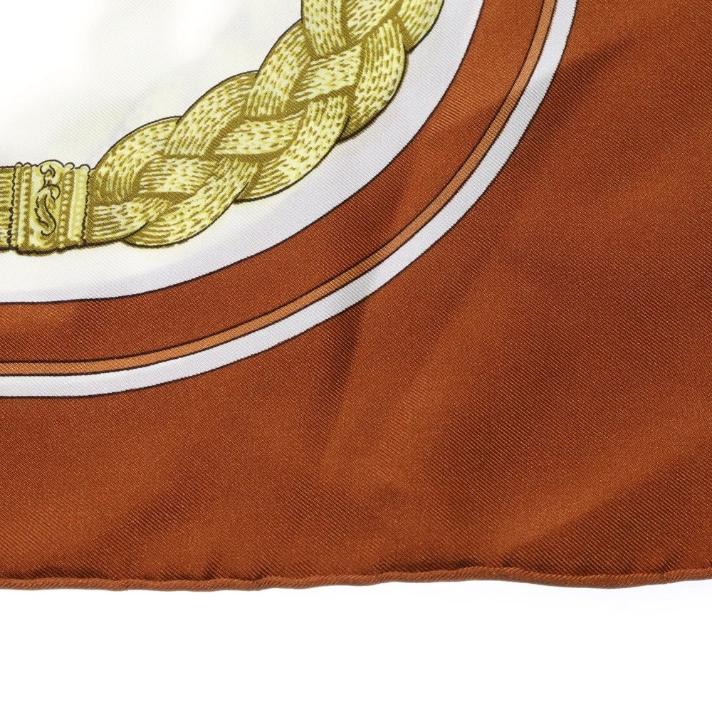 エルメス/カレ90 スカーフ Gaucho par Hermes Paris HERMES(エルメス) カレ90 GAUCHO PAR 装飾馬具柄 スカーフ マフラー