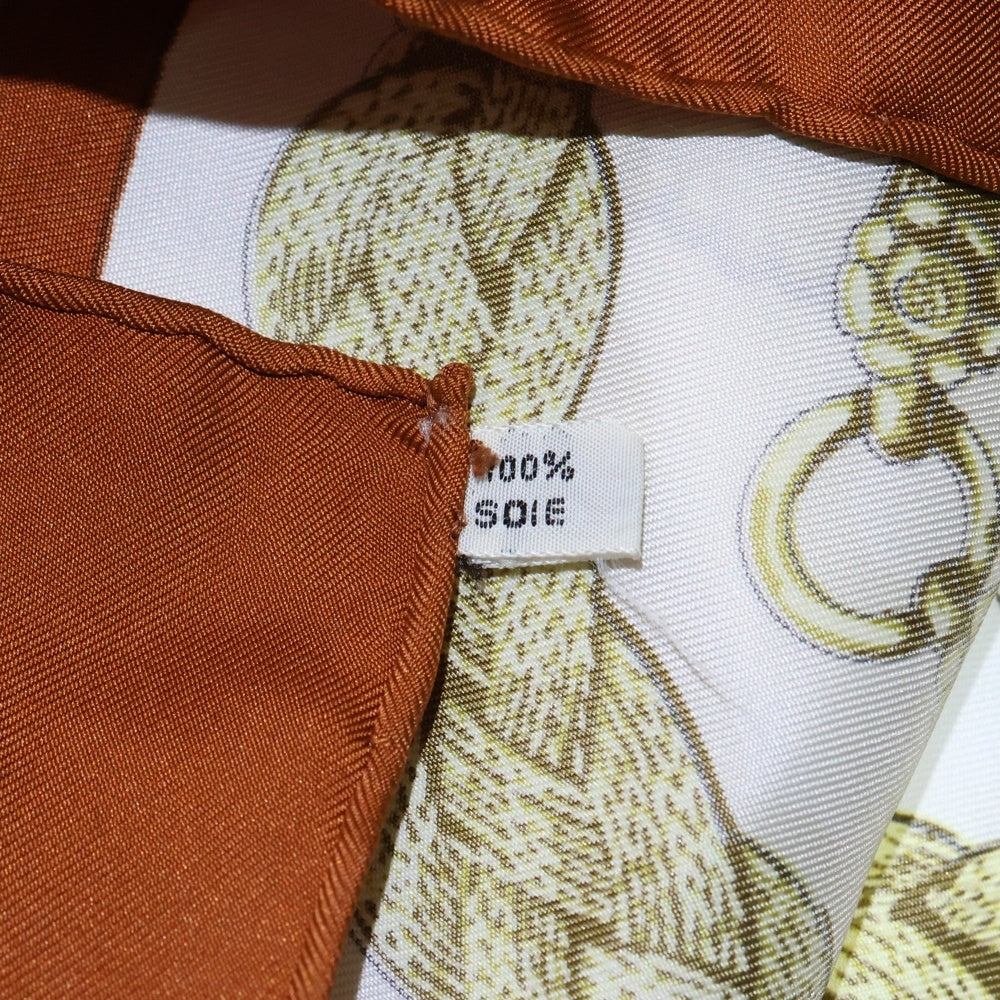 HERMES(エルメス) カレ90 GAUCHO PAR 装飾馬具柄 スカーフ マフラー