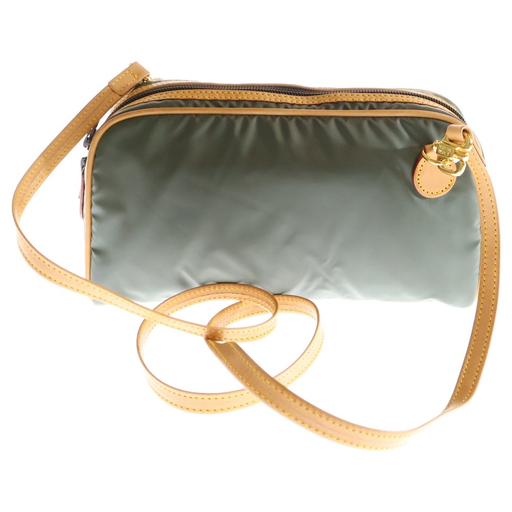 HUNTING WORLD(ハンティングワールド) ナイロンワンショルダーバッグ 斜め掛け カーキ