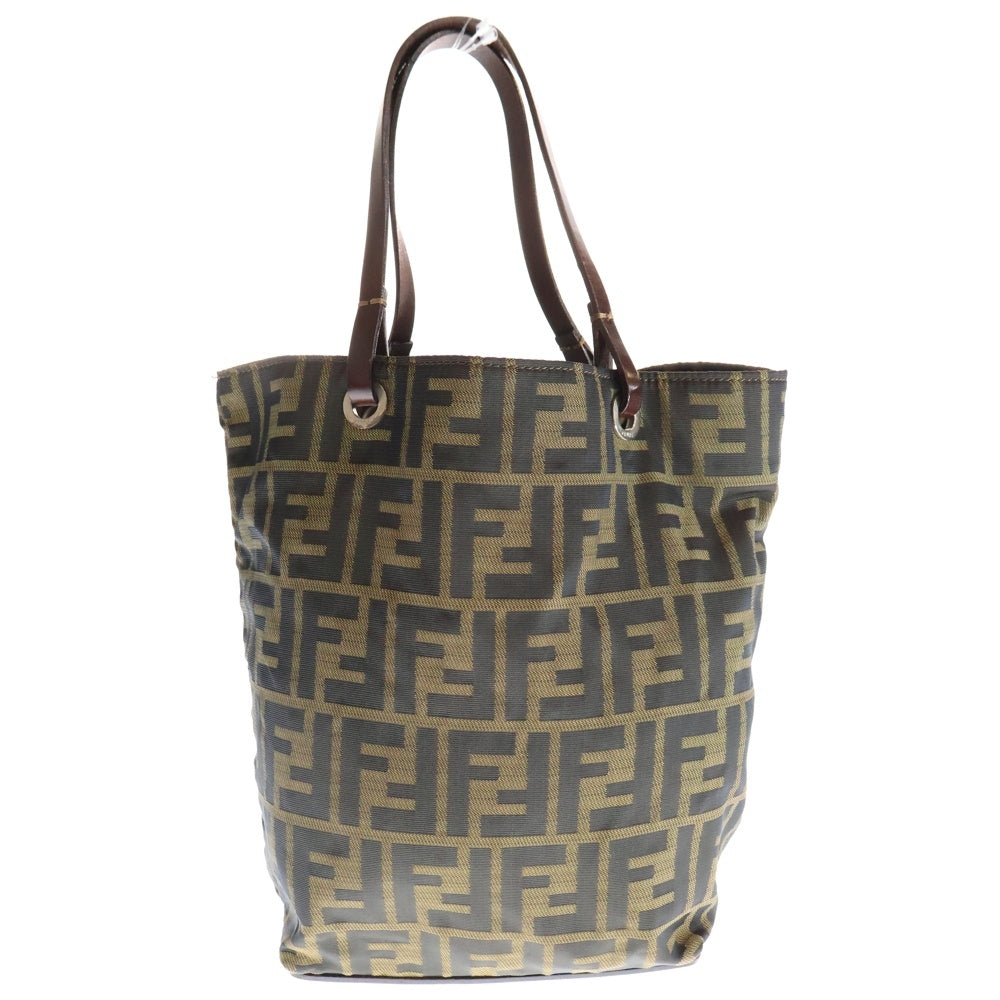 FENDI(フェンディ) ズッカ柄キャンバストートバッグ ブラウン 2308-26598-099