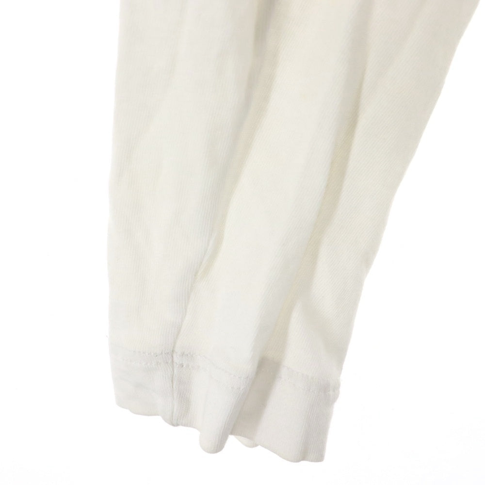 HYDROGEN(ハイドロゲン) メキシカンスカル プリント 長袖Tシャツ カットソー ホワイト