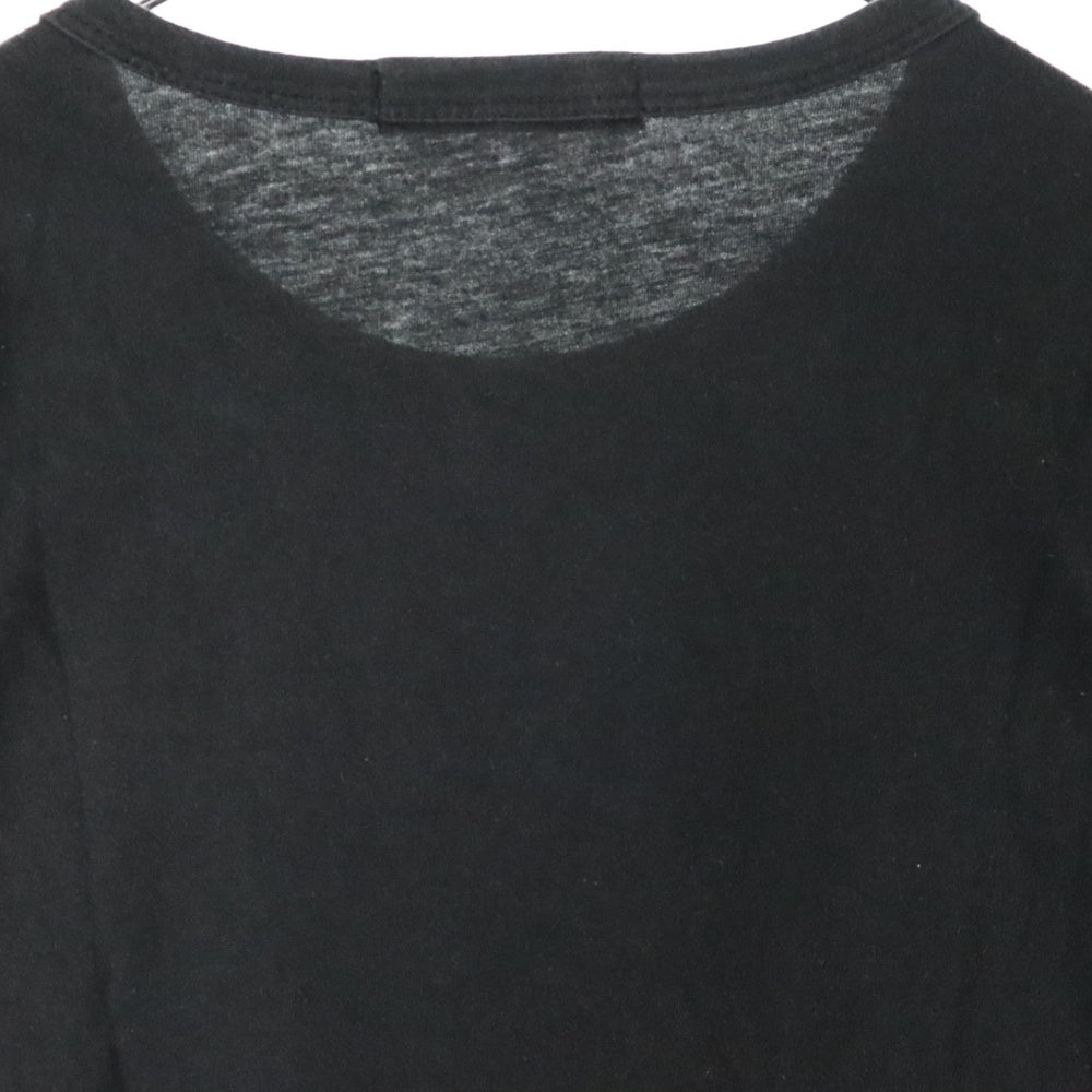 HYDROGEN(ハイドロゲン) スカルエンブロイダリー 半袖Tシャツ カットソー ブラック