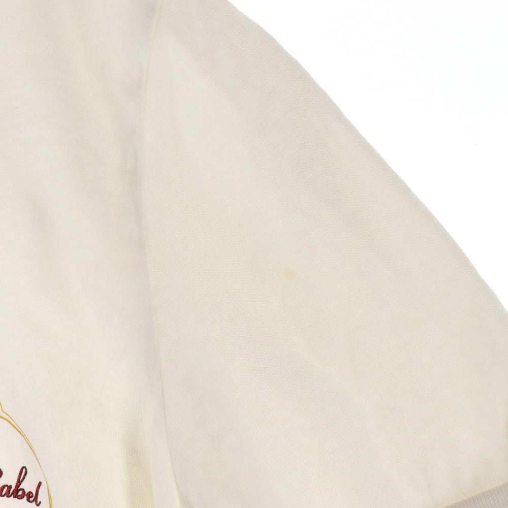 DSQUARED2(ディースクエアード) ロゴプリント Vネック 半袖Tシャツ カットソー ホワイト