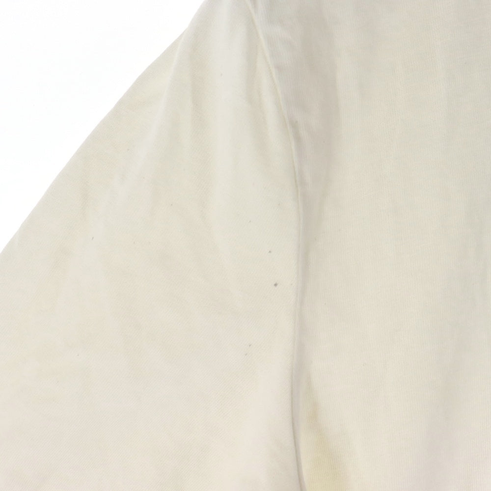 DSQUARED2(ディースクエアード) ロゴプリント Vネック 半袖Tシャツ カットソー ホワイト