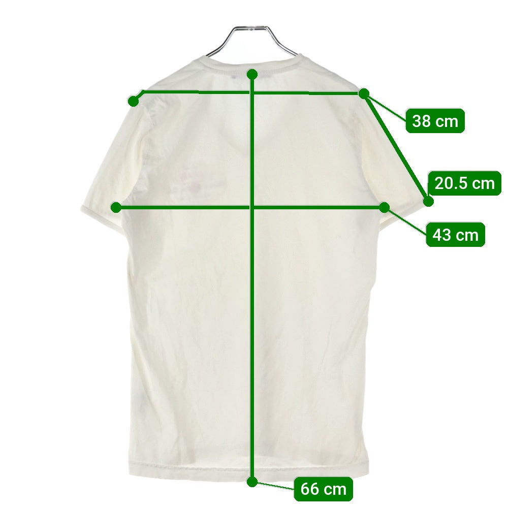 DSQUARED2(ディースクエアード) ロゴプリント Vネック 半袖Tシャツ カットソー ホワイト