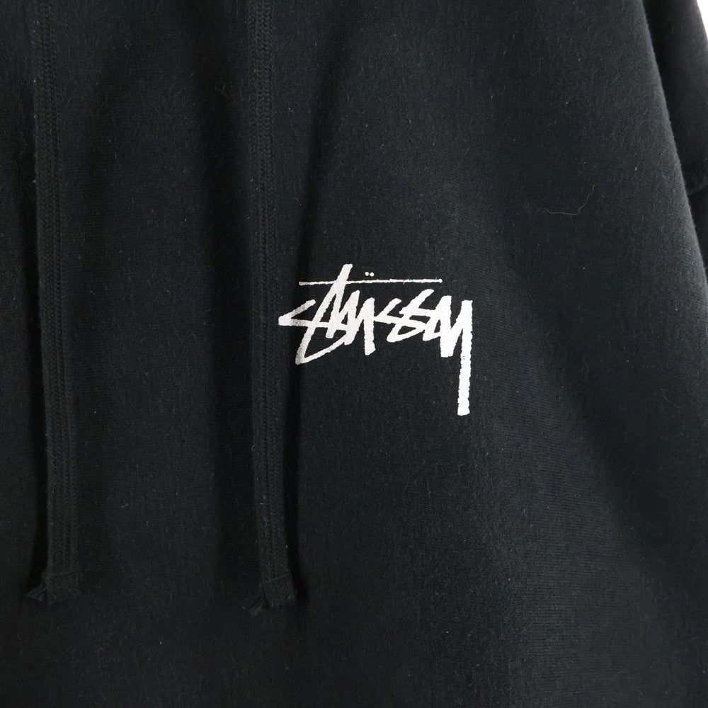 STUSSY(ステューシー) 8BALL FADE HOODIE フェード エイトボール スウェット プルオーバーパーカー ブラック Z4000SAS22