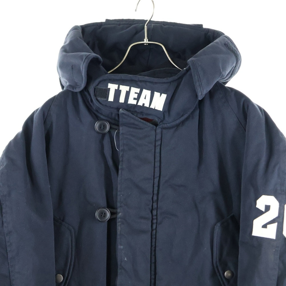 TENDERLOIN(テンダーロイン) 日本製 初期 ステーキタグ TTEAM N-3Bタイプ フーデッドコート ネイビー