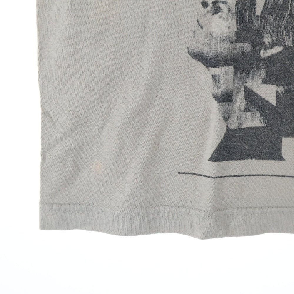 NO BRAND(ノーブランド) LINKIN PARK A THOUSAND SUNS リンキンパーク ア サウザンドサンズ プリント 半袖Tシャツ カットソー ベージュ