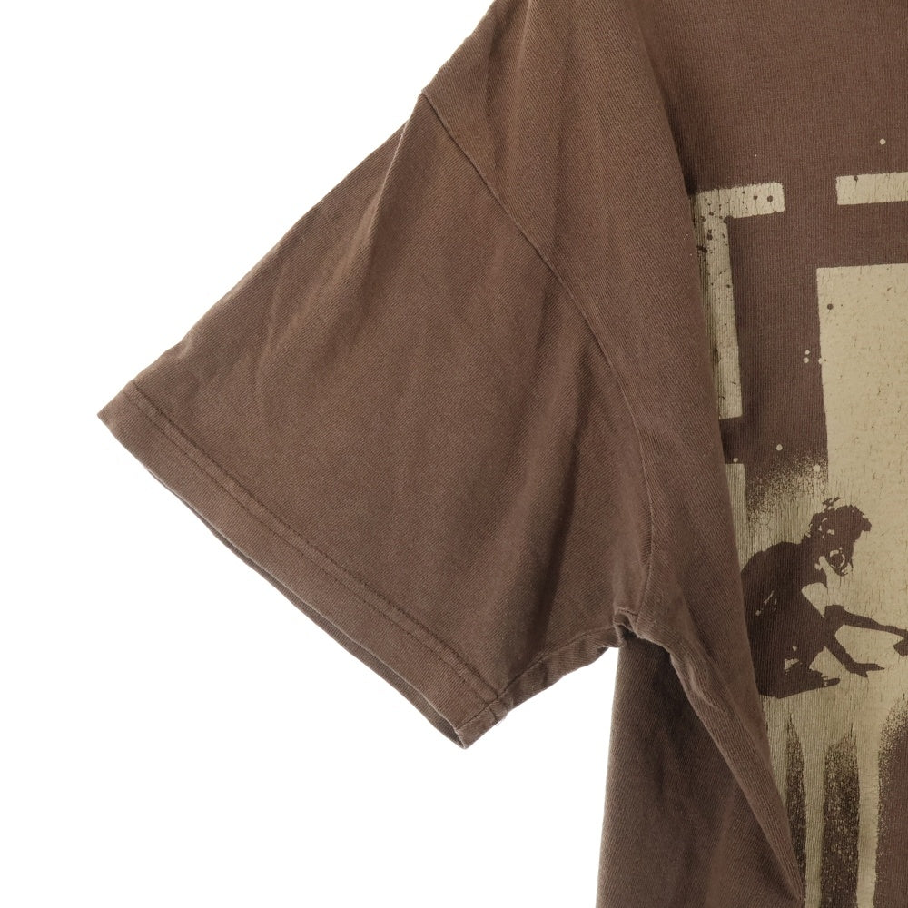 VINTAGE(ヴィンテージ) MATFIA'S VINTAGE LINKIN PARK METEORA WORLD TOUR 2003 ヴィンテージ リンキンパーク メテオラ ワールドツアー プリント 半袖Tシャツ カットソー ブラウン
