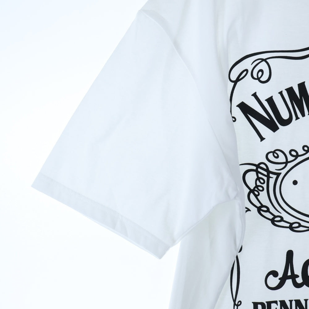 NUMBER (N)INE(ナンバーナイン) 03SS カート期 ABERDEEN PENNYROYAL TEA T-SHIRT アバディーン ペニーロイヤルティー プリント クルーネック 半袖Tシャツ カットソー ホワイト