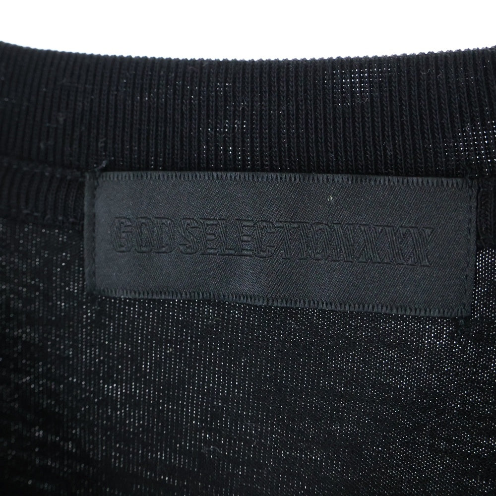 ゴットセレクショントリプルエックス　ミランダカー GOD SELECTION XXX 'ミランダカー'フォト Tシャツ 黒 BLACK