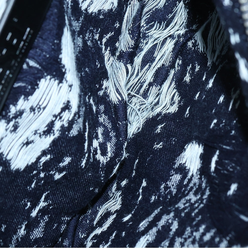 DIESEL(ディーゼル) MULTI-PKTS SHOULDER BAG X マルチポケット クラッシュ デニム ショルダーバッグ ブラウン/インディゴ